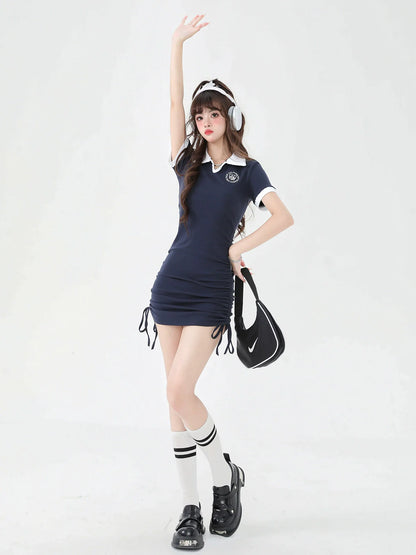 カレッジドレス アメリカンスタイル ドローストリングラペル