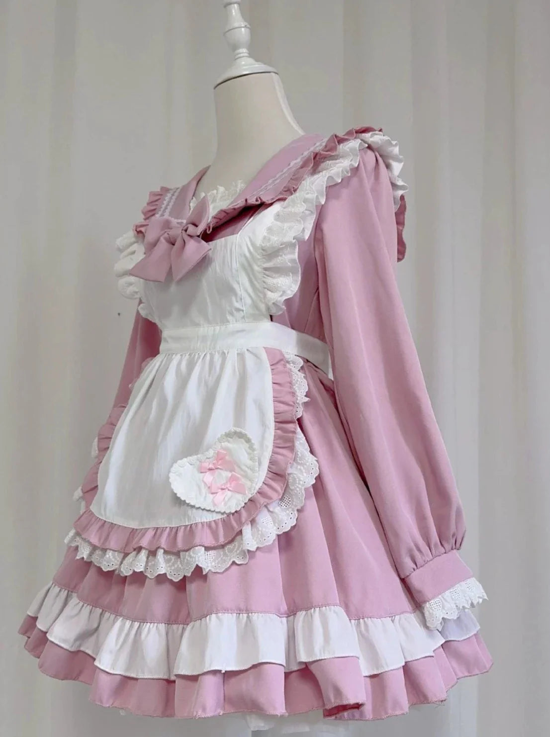 スイートセーラースタイルのカレッジロリータメイドドレス