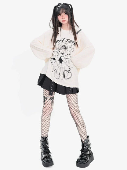 Girl Pure Top Design Loose Illustration Anime