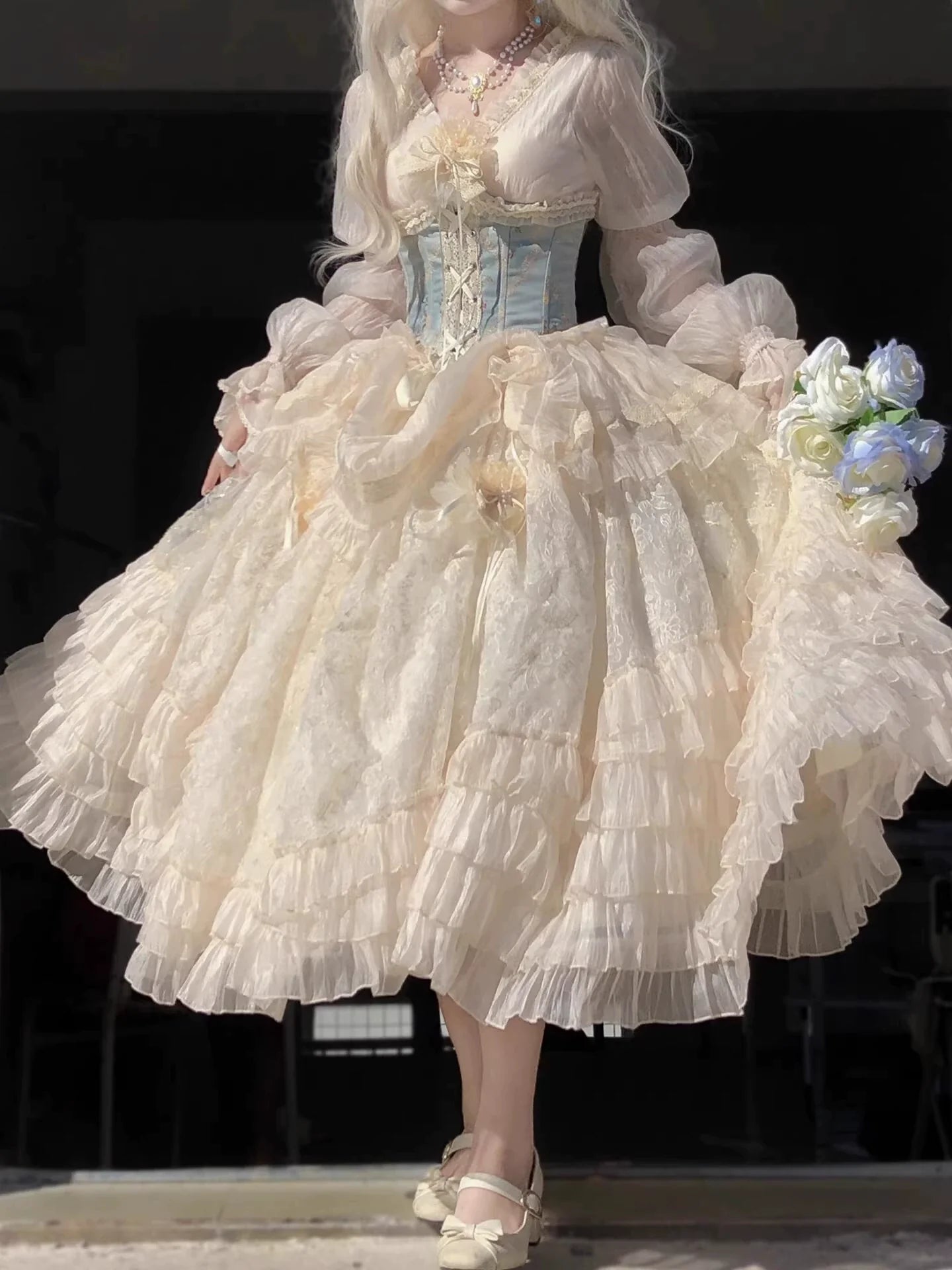 Flower wedding Lolita Gows Dress