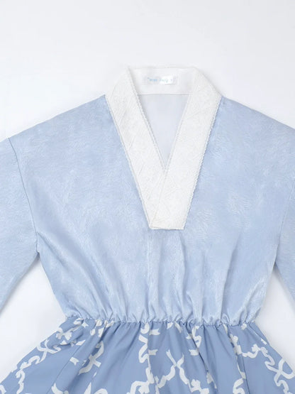 和風スイートプリントメイドアリススーツドレス