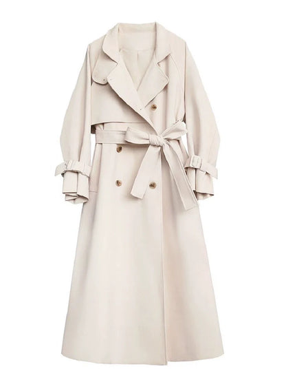Hoher Mantel Britischer Retro-End-Trenchcoat-Stil Cape