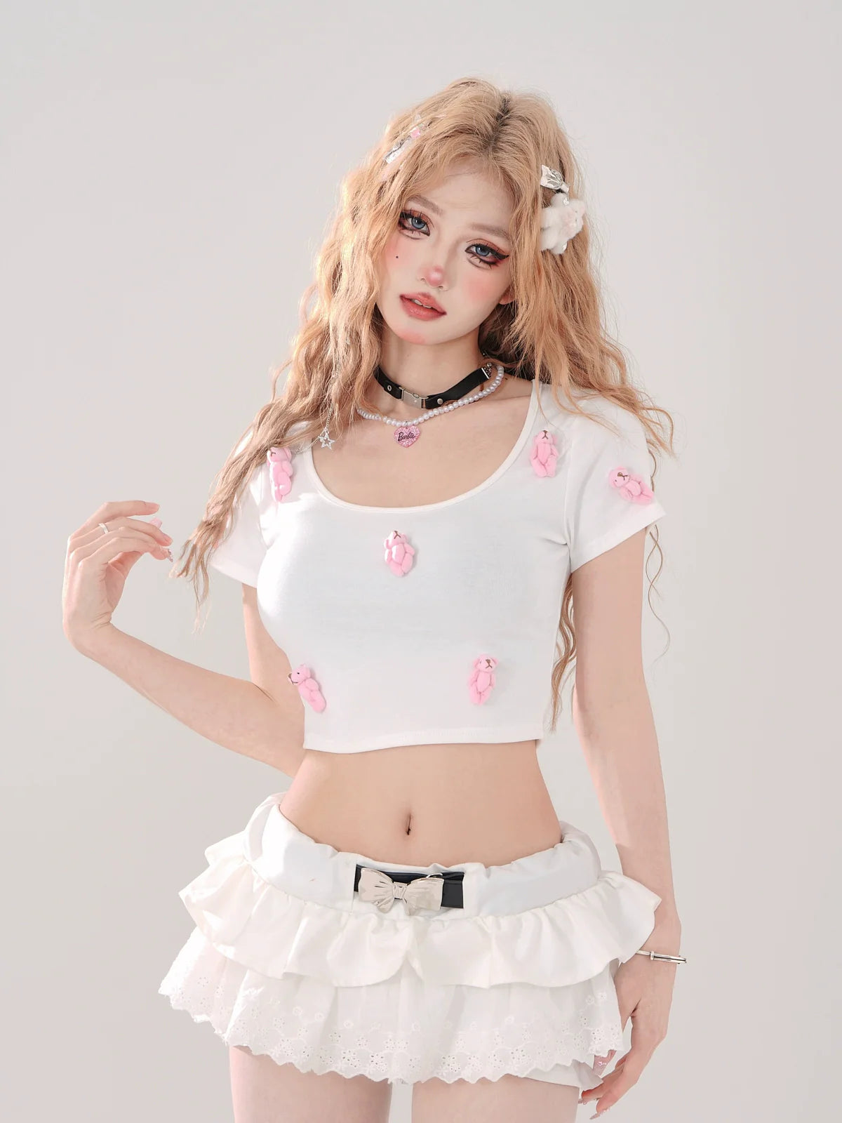 Sweet Short Girl Tops
