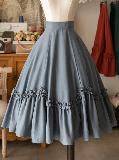 Rock Rüschen Blütenblatt Retro Anhänger