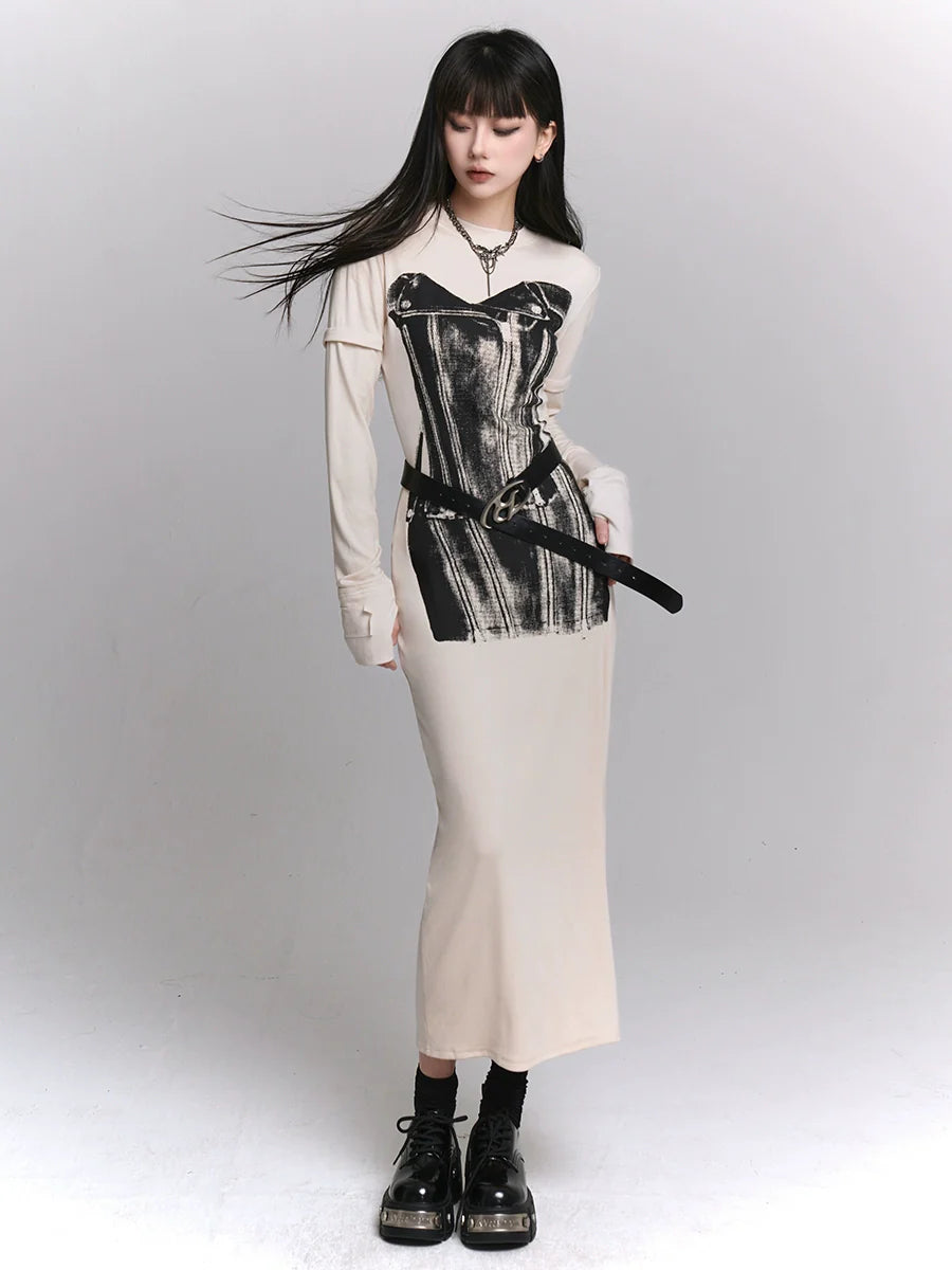 ダークドレスデザイン オフホワイト