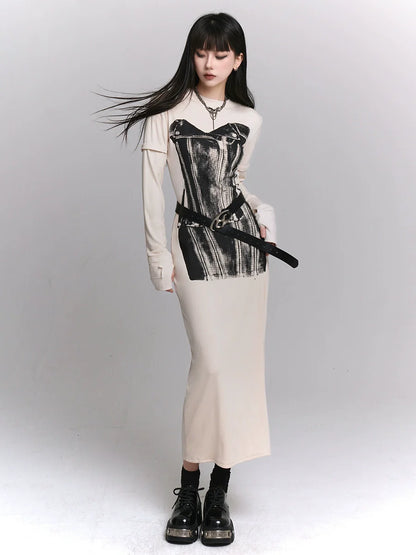 ダークドレスデザイン オフホワイト