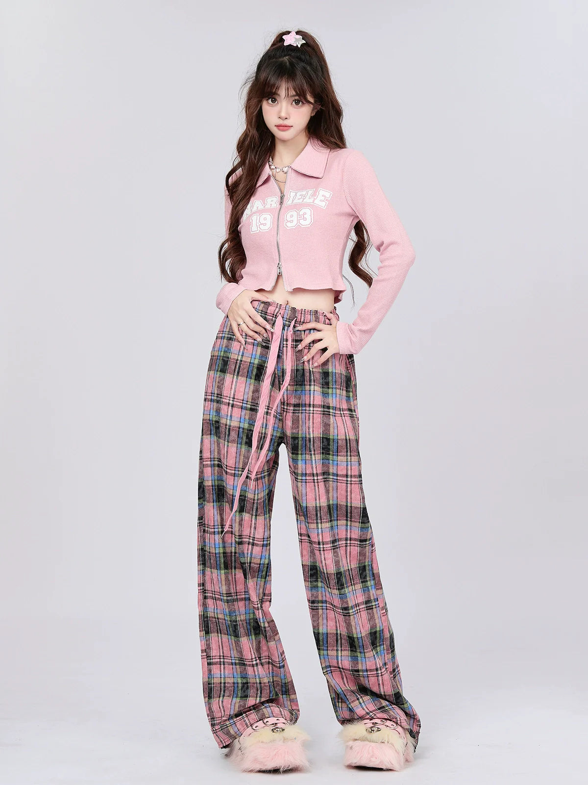 American Tops Short mit Reißverschluss