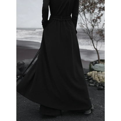 Niche Pants Design Skirt Patch Long