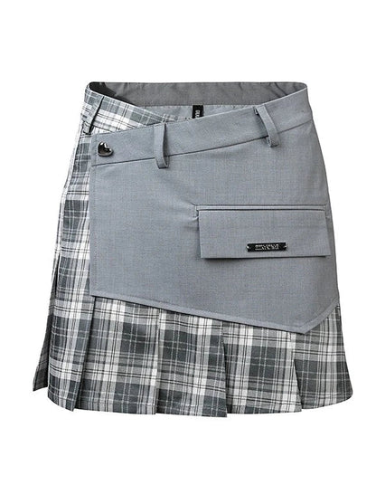 Short Summer Jacket + Asymmetrical Check