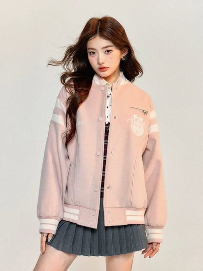 Sporty Pink Jacket Sweet