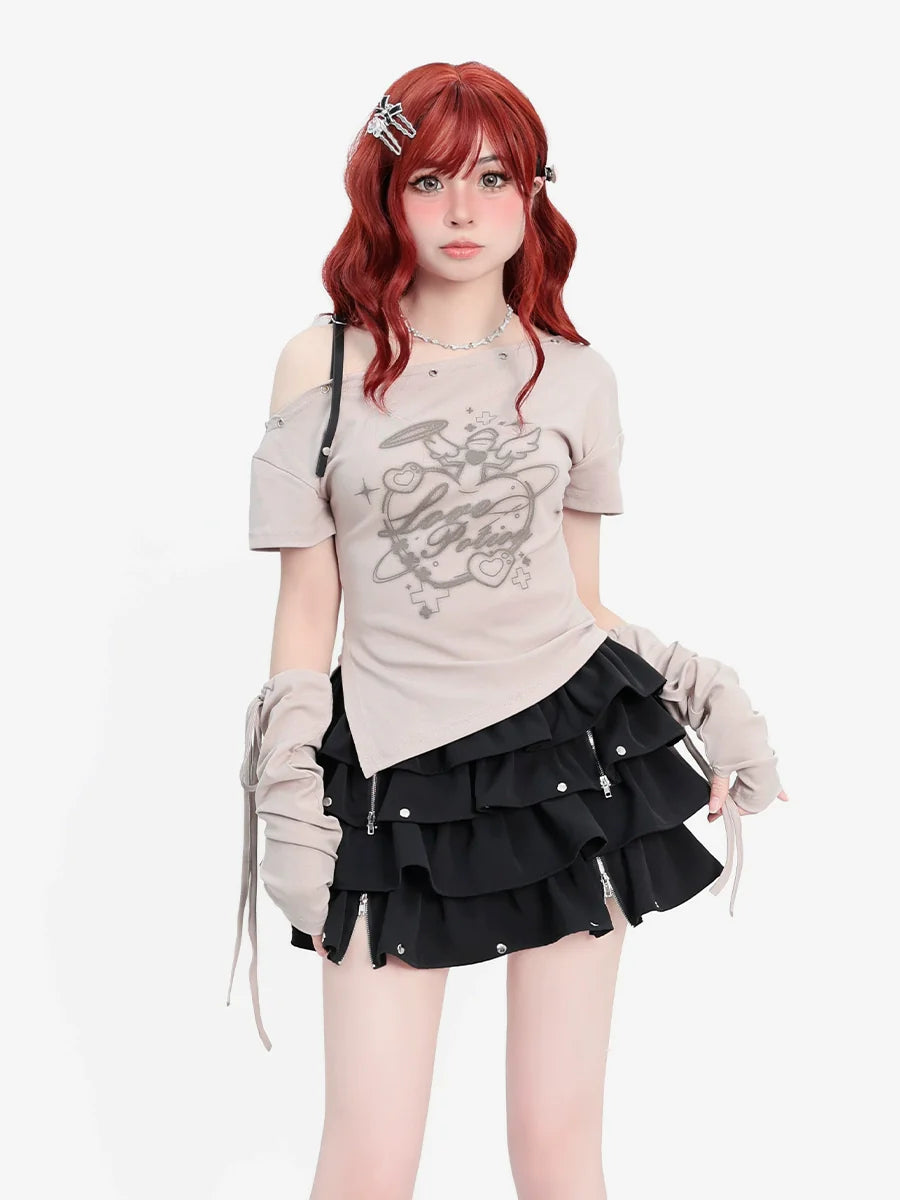 Top Fit Schmale Ärmel Kurzes Produkt Abnehmbar