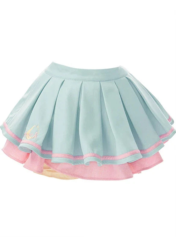 Sailor Shirt Collar Ice + Rabbit Water Skirt