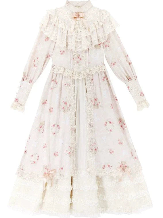 Lolita Dress Retro Ruffled Elegant