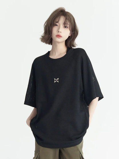 ポイントジップアップセンターTシャツショルダー