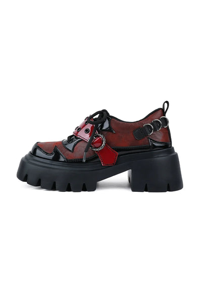 Voluminous Dark Rock Shoes