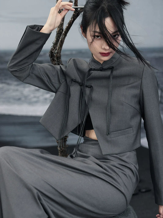 モードジャケット チャイナショート シック