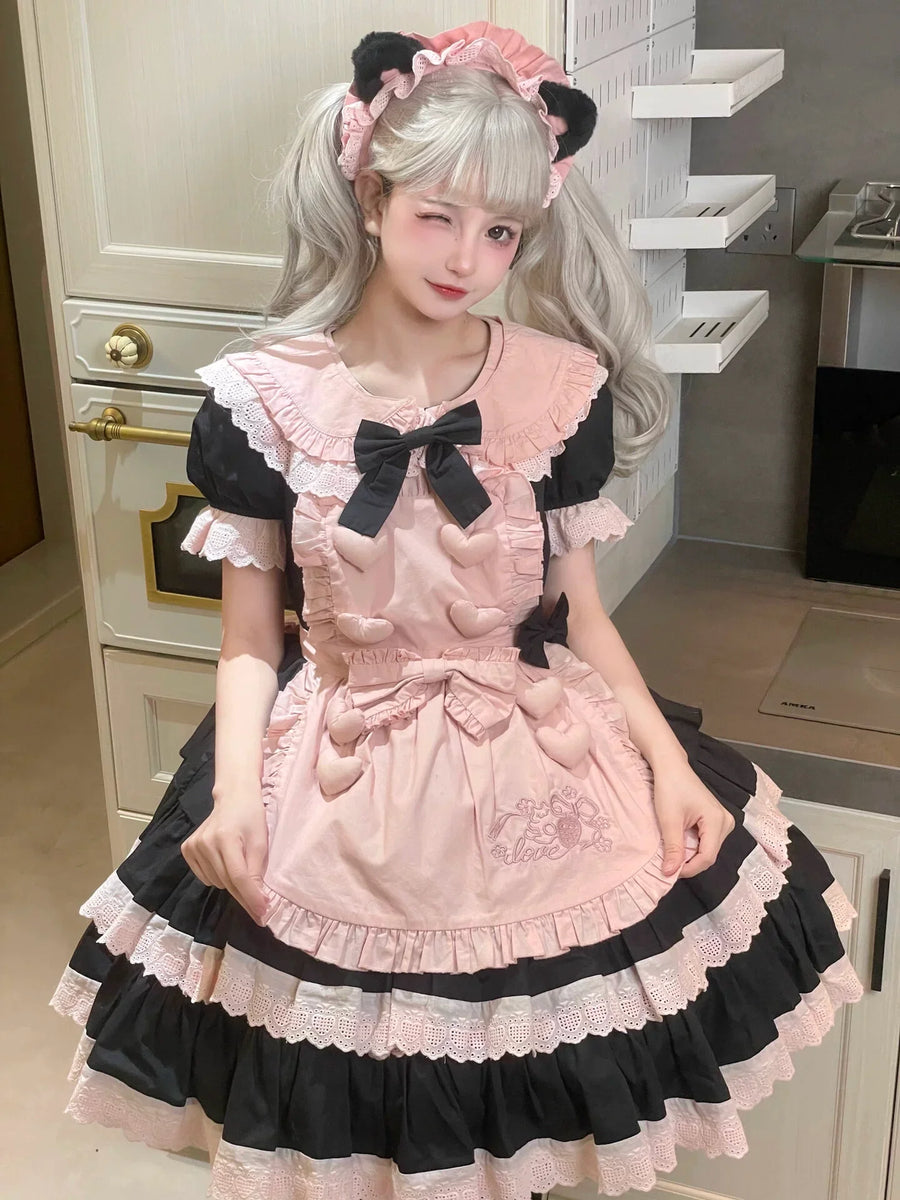 Robe de bébé Lolita Maid mignonne
