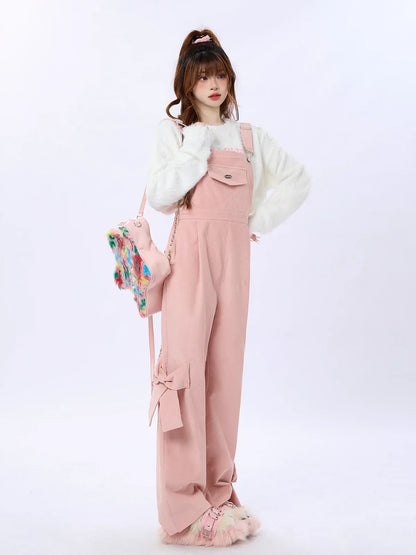 Cord-Overall mit Bändern