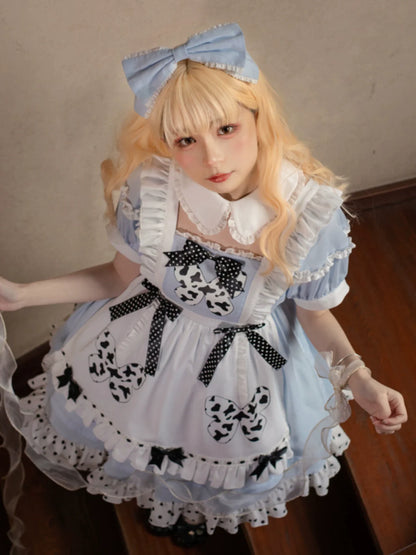 スイートロリータブループリンセスドレス