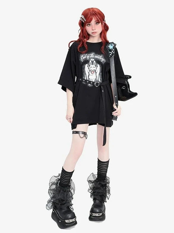 Top locker über dunkelschwarz