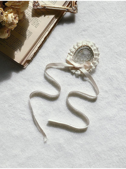 Dress French + Retro Long Ruffle Vest Green Blouse