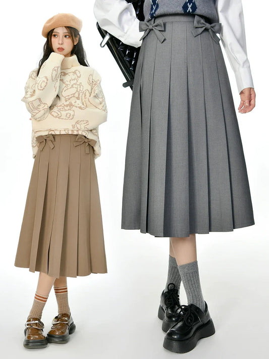 Bänderrock Preppy Style Plissee Retro