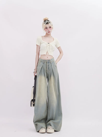 Denim Pants Wide-osh Light