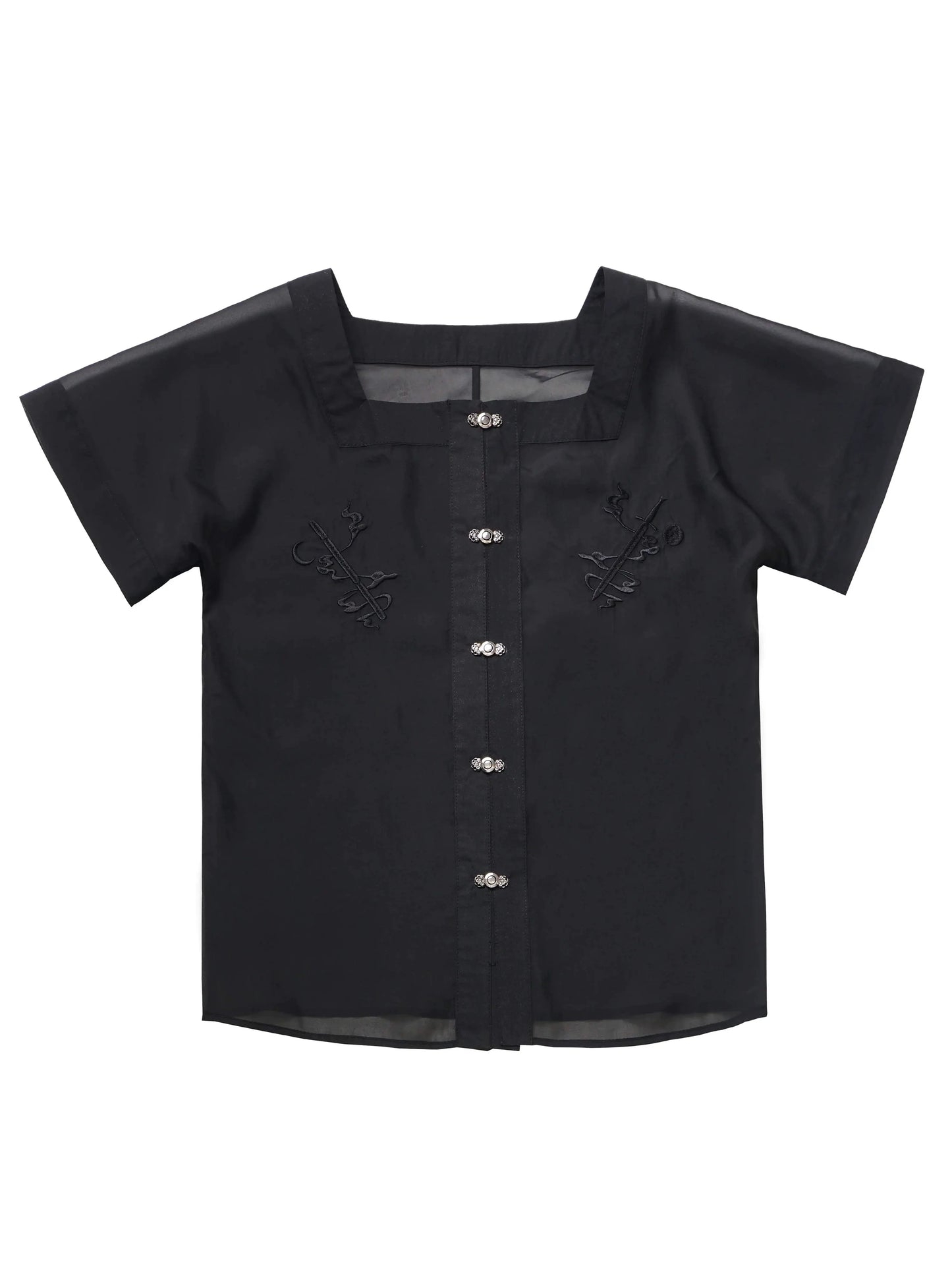 スリムな黒のチャイナスーツ、新しいホワイトデザインのウエスト