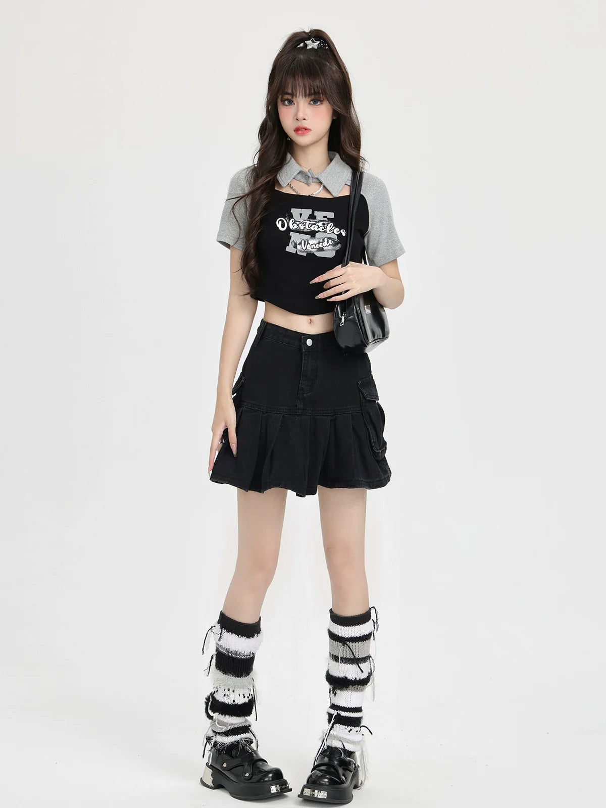 アメリカンポロ レタートップ ショートプリント レトロ