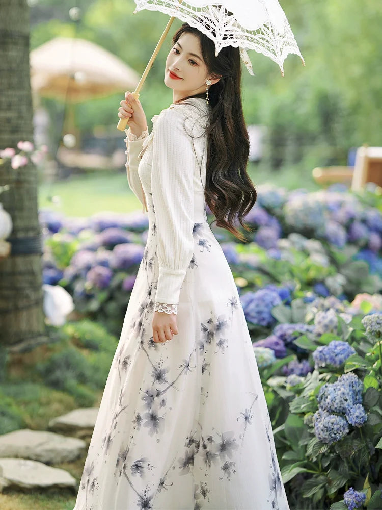 ガーリーフラワードレス レトロスイート