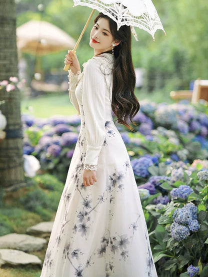 ガーリーフラワードレス レトロスイート