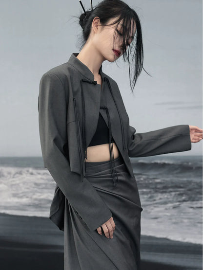 モードジャケット チャイナショート シック