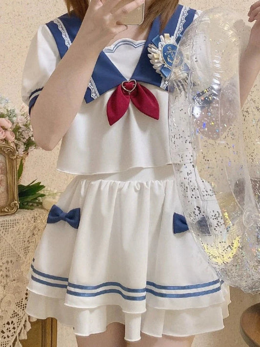 Sailor Girl Sweet Swimsuit College