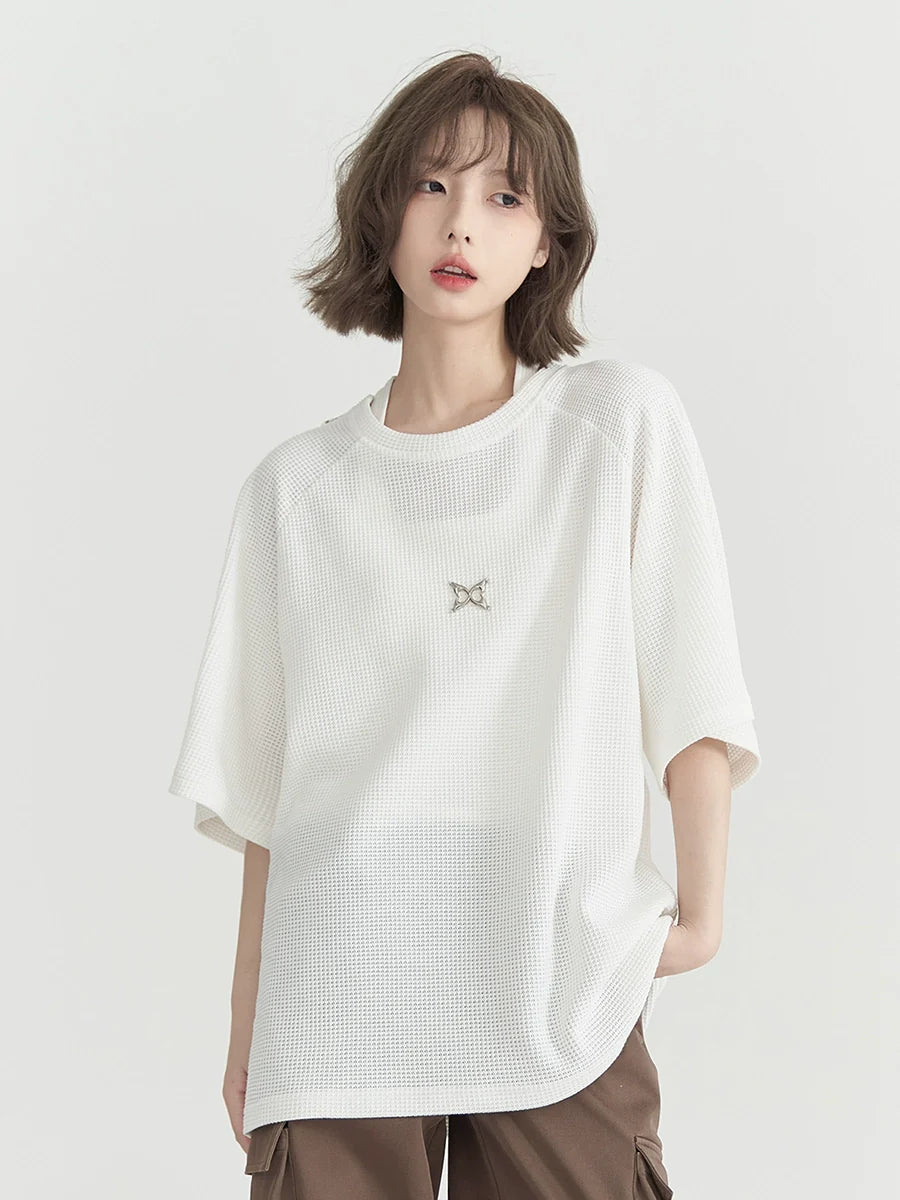 ポイントジップアップセンターTシャツショルダー