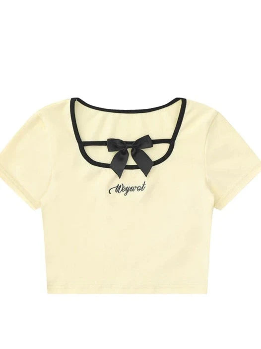 Ribbon with Short T-shirt