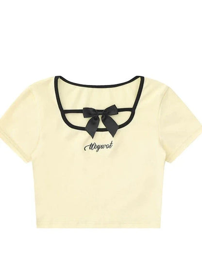 Ribbon with Short T-shirt