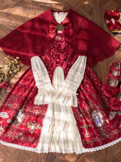 Lolita Cape Dry Doll Antiker Embroy Cape