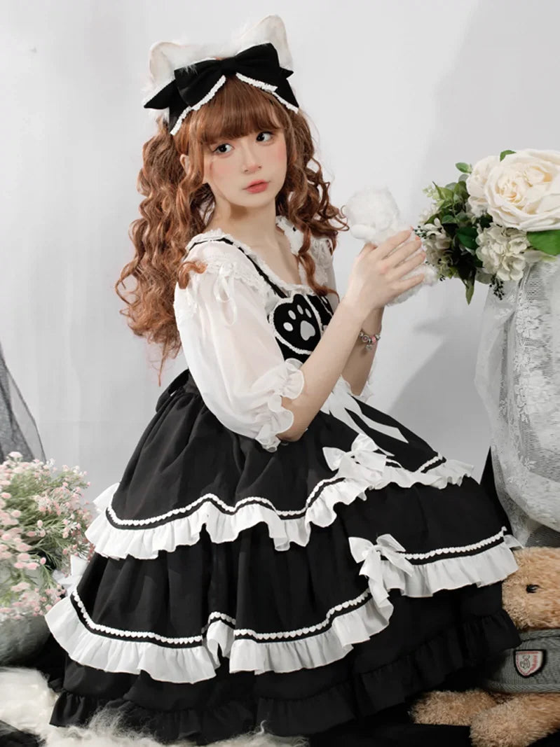 Big Dress Cat Bow Lolita Camisole