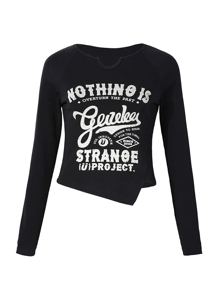 Mädchen American Hot Style Retro Tops Slim Style