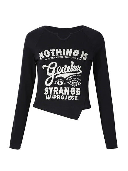 Mädchen American Hot Style Retro Tops Slim Style