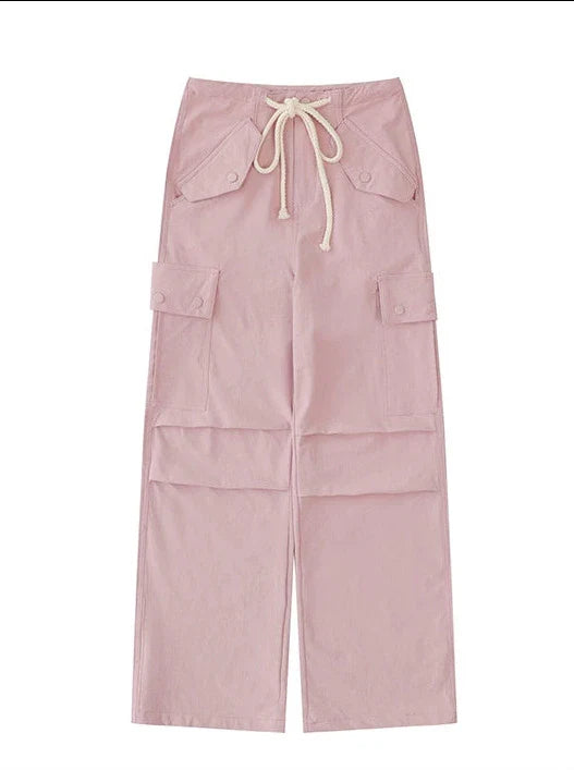 パンツ カーゴ ピンク モランディ