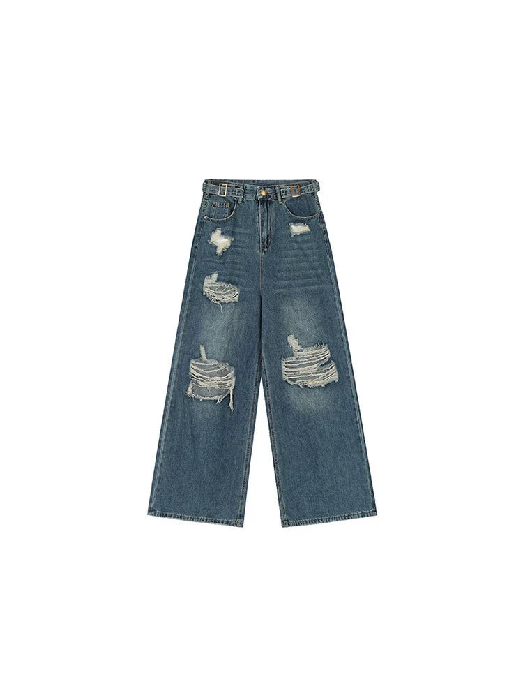 Big Wide Pants Denim Design Damage