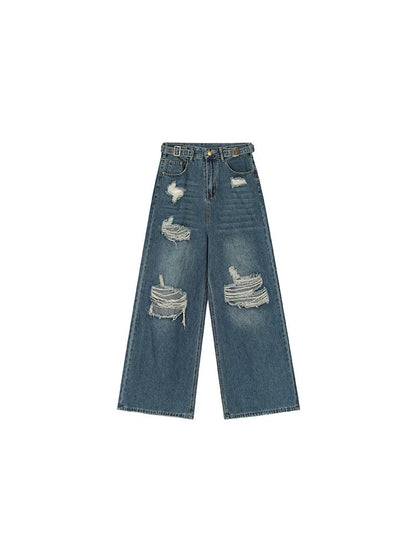 Big Wide Pants Denim Design Damage