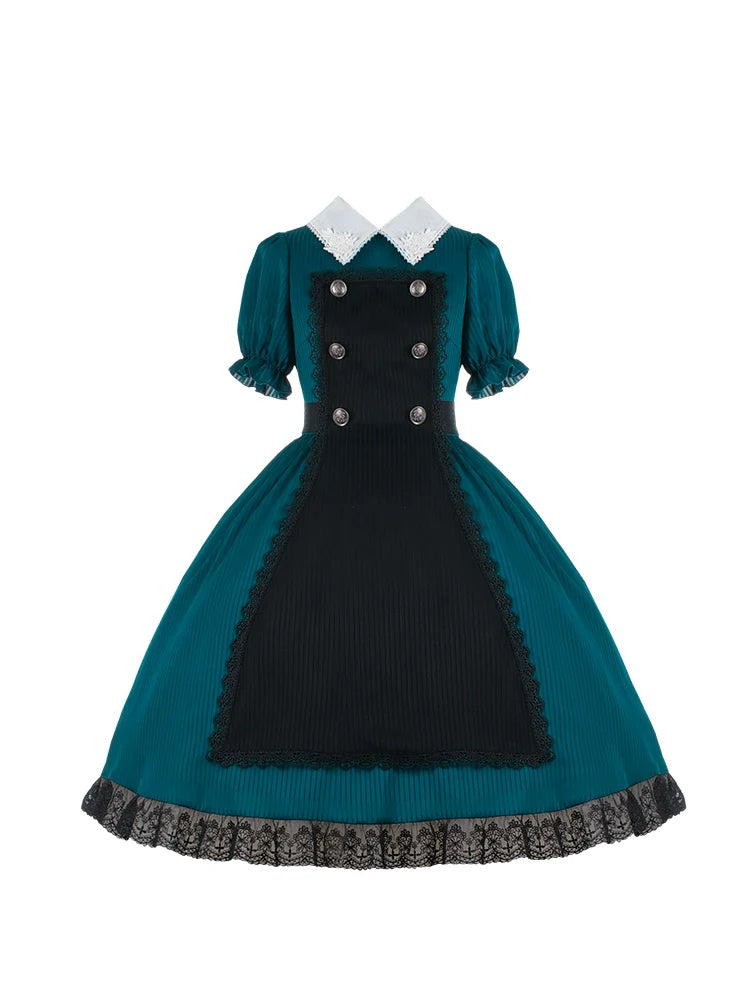 Lolita Dark Wappen Gothic Schürzenkleid