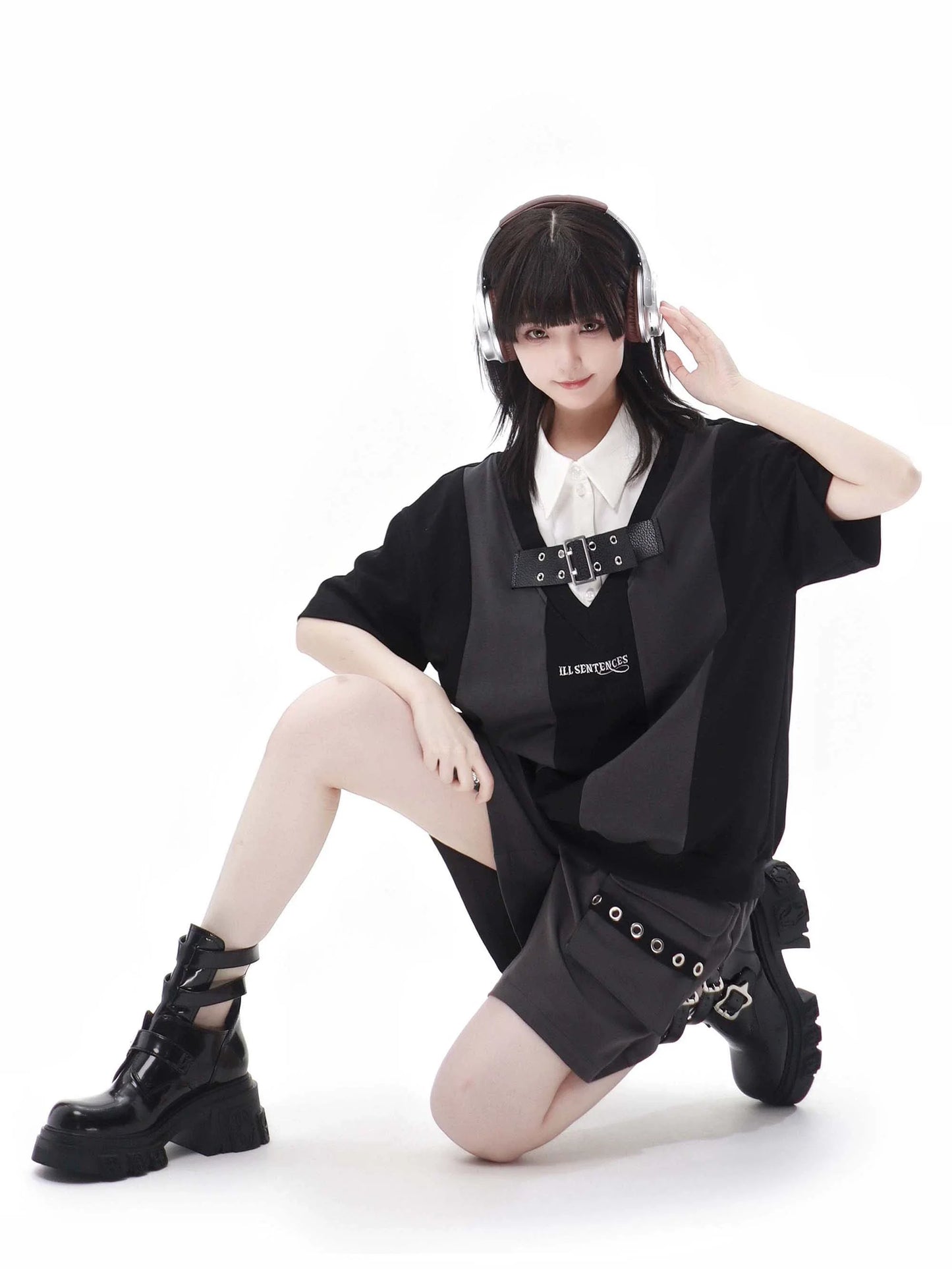 Grey Princeton Shirt Suit College Summer Black Vest Design