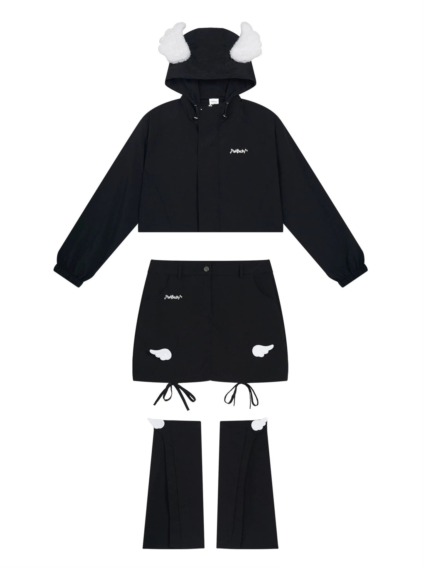 Drawstring Suit Wing Angel Sunscreen Hoodie