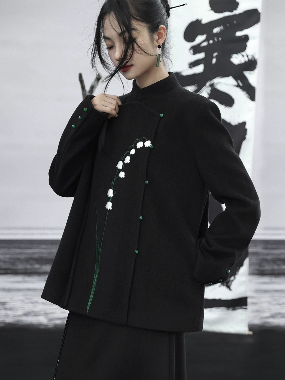 フラワーバレーコート レトロ フォー ロング ショート