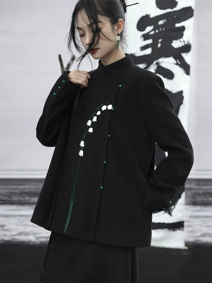 フラワーバレーコート レトロ フォー ロング ショート