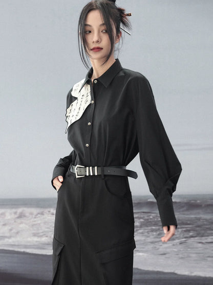 Sleeve China Design New Shirt Volume Niche Printed