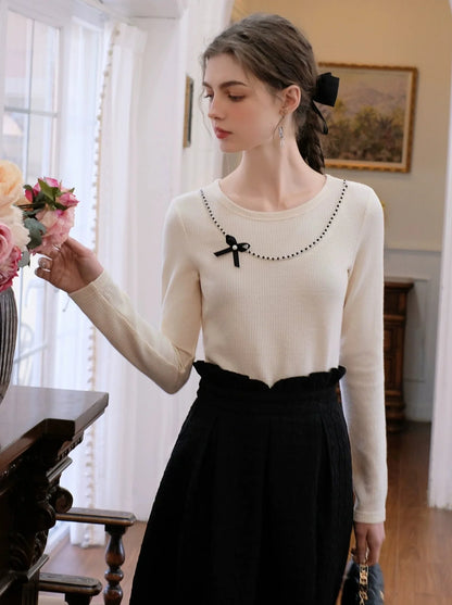 Zuckerperlen French Queen Top Band Braun